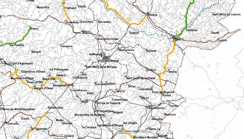 3 Identificació de les unitats de paisatge a l àmbit del projecte Finalment, els principals impactes paisatgístics a l àmbit d estudi, descrits pel Catàleg de les Terres de Lleida, venen definits per