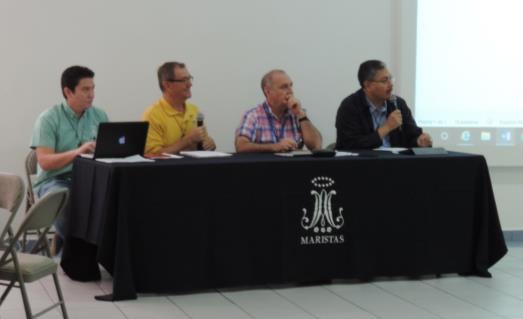 Más tarde el hermano Miguel Ángel Santos compartió su informe sobre los últimos tres años de animación y gobierno de la provincia.
