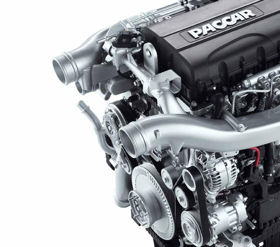 DAF ha desarrollado tres nuevos motores para el CF. El motor PACCAR MX-13 de 12,9 litros, PACCAR MX-11 de 10,8 litros y PACCAR PX-7* de 6,7 litros. Disponibles con distintas especificaciones.