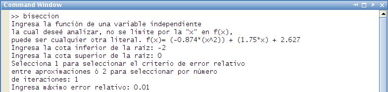 José Armando Lara Ramos 11 Se puede observar como la primera raíz queda entre x = 2 y x = 0, y una segunda raíz entre x = 2 y x = 4.