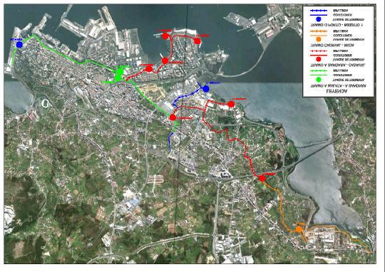 como consecuencia de la escorrentía por la zona urbana, y de esta forma, se puedan cumplir los estándares de calidad del medio marino fijados por la legislación vigente para la Ría de Ferrol.