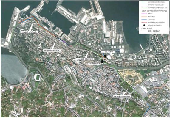 Descripción general de la actuación Proyecto segregado del de acondicionamiento del interceptor de la margen derecha de la ría de Ferrol. Tramo: A Malata-A Gándara (ACN21.01/12.