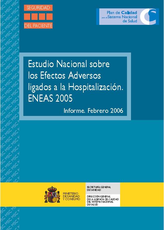 Fàrmacs i seguretat del pacient Estudi ENEAS, any 2005 Àmbit hospitalari 5624 pacients 525 (9,3%) van