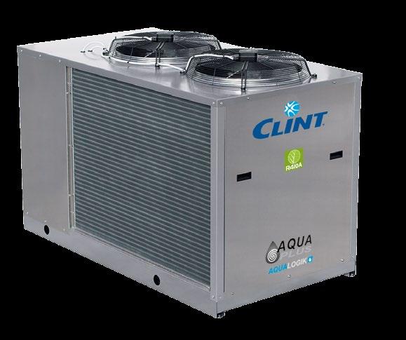 Gama Industrial Enfriadoras Compact Line: Mini-Chillers Aire/Agua Axial 1 Bomba de calor + Kit hidraúlico integrado (Bomba + Depósito inercia) 2 Refrig. CHA/CLK/WP 15 246-247 3ICC0349 4,3 4,9 R410A 4.