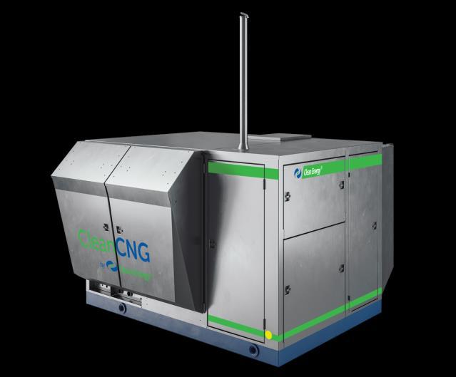 TIPO 3 La estación tipo 3 tiene como elemento principal el CleanCNG, compresor de elevada capacidad de compresión con potencias comprendidas entre los 100 CV y los 300 CV.