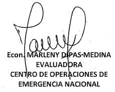 A las 15:30 horas Personal del Centro de Operaciones de Emergencia Regional de Madre de Dios, informó que: - La Empresa Municipal de Agua Potable y Alcantarillado de Puerto Maldonado y el Gobierno
