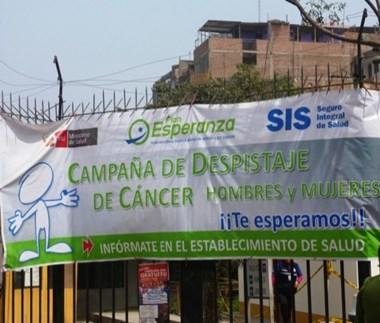 Oncológico de Lima, quienes realizan los exámenes correspondientes.