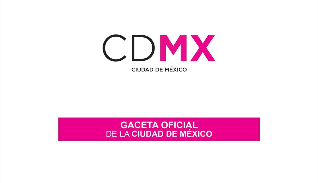 2 GACETA OFICIAL DE LA CIUDAD DE MÉXICO 2 de Noviembre de 2017 Viene de la Pág.