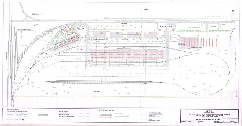 Descripción del Proyecto Edificios administrativo s Edificios control accesos Núcleos sanitario s Área estacionamiento camiones