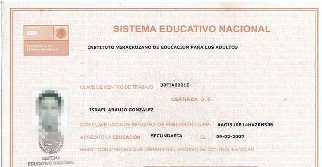Artículo 14.- Certificación. a) Certificado de Educación Preescolar.