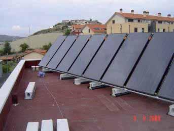 (2009) Instalación de dos módulos de energía solar térmica en el