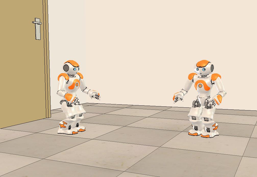 1. Simulación de Robots Humanoides con CKM Dado el soporte de diversas plataformas ofrecido por el CKM este ha sido adaptado para su ejecución en el simulador v-rep, el cual ofrece una gran
