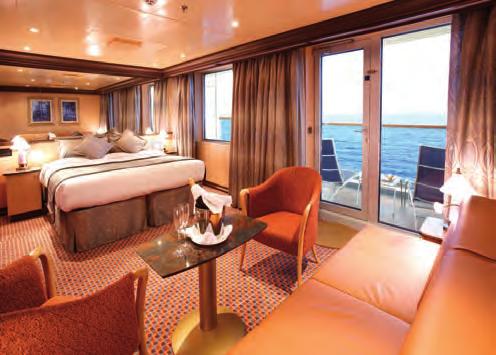 Nuestros barcos Suites y Camarotes de la mayor calidad. ncontrarán el camarote perfecto para ustedes en nuestro amplio menú de camarotes.