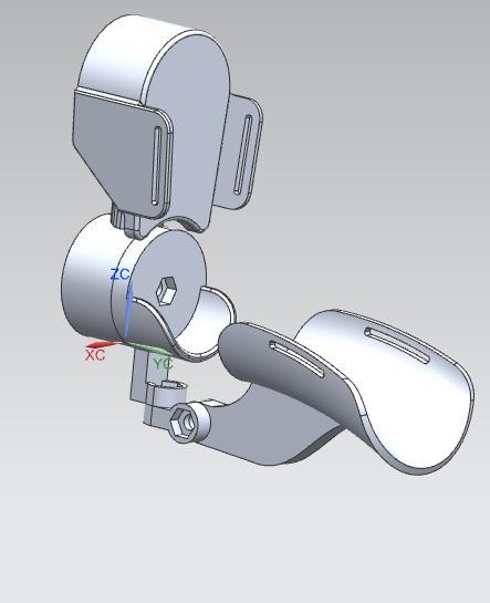 Órtesis impresa en 3D para el tratamiento de Pie Bot A su vez, se realizó la barra con una superficie rugosa para evitar un posible desplazamiento del tornillo que impidiera mantener la posición