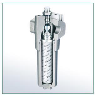 1 Medium Pressure Filters SFA STAUFF Filtros de presión media - Tipo SFA STAUFF Los filtros de presión media tipo SFA están diseñados para aplicaciones de lubricación e hidráulica en línea, con una