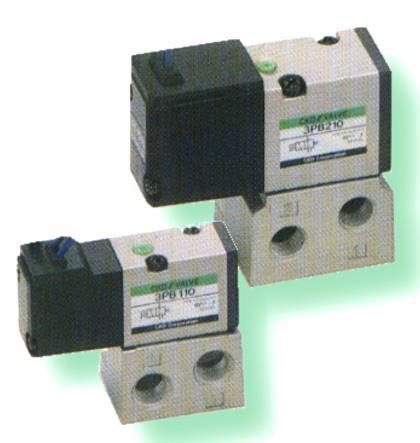 Conexión neumática (placa base) 06G 1/8" per 3PB110 08G 1/4" per 3PB210-3PB119 e 3PB219 Conector eléctrico C2 = Conector rápido con led + cable 300mm
