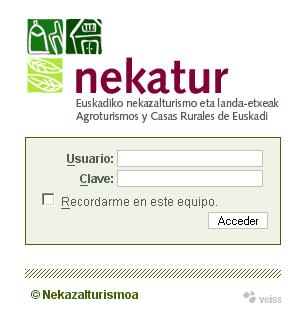 Asociacion Nekazalturismoa Aplicacion de gestion de alojamientos y reservas por internet Esta aplicación web se encuentra alojada en la dirección de Internet (URL) http://www.nekatur.