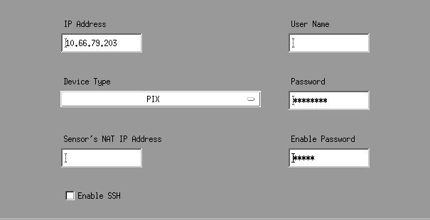Complete estos pasos para configurar evitar para el PIX. 1. En el menú principal, seleccione el Security (Seguridad) > Configure (Configurar). 2.