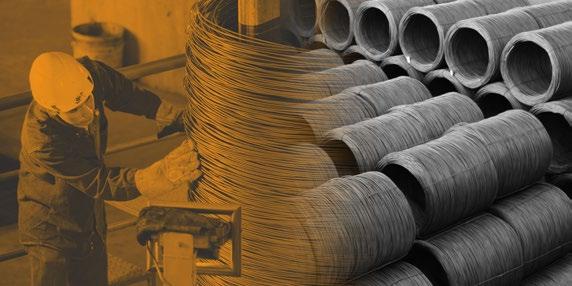 Nuestra capacidad de producción es de 840 mil toneladas al año de productos de acero como varilla corrugada, malla soldada,