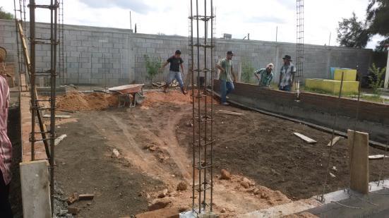 Se acude a la Escuela Primaria Francisco González Bocanegra ubicada en la Colonia Unidad Antorchista para supervisar avance de obra correspondiente a la Construcción de Aula Didáctica Aislada