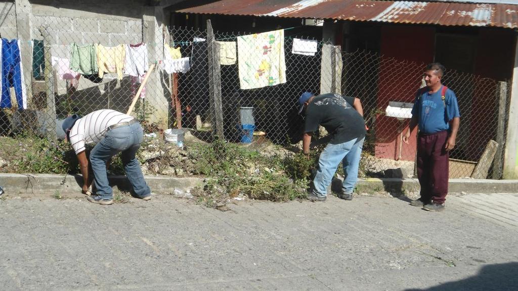 San Isidro Las Banderas generando un ambienten limpio y