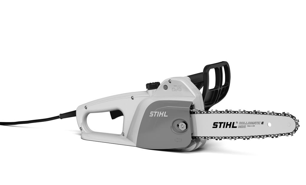 { STIHL MSE 141 C Instruction Manual Manual de instrucciones WARNING To reduce the risk of kickback injury use STIHL reduced kickback bar and STIHL low kickback chain as specified in this manual or