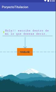 48 android:layout_height="wrap_content" /> </RelativeLayout> Funcionamiento de narración texto a voz AudioLy.class package com.proyecto.poryectotitulacion; import android.speech.tts.