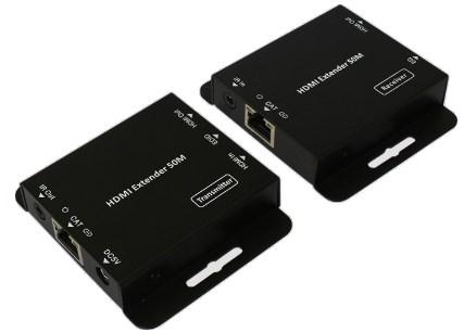 4 and DVI - Transmisión punto a punto o a cuatro receptores. - Transmisión 1080p hasta 50m de distancia.