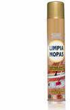 MOPAX S LIMPIADOR Y ABRILLANTADOR MOPAS EN SPRAY Limpiador y abrillantador específico en spray para limpiar con mopa superficies de mármol, terrazo, madera, gres, etc.