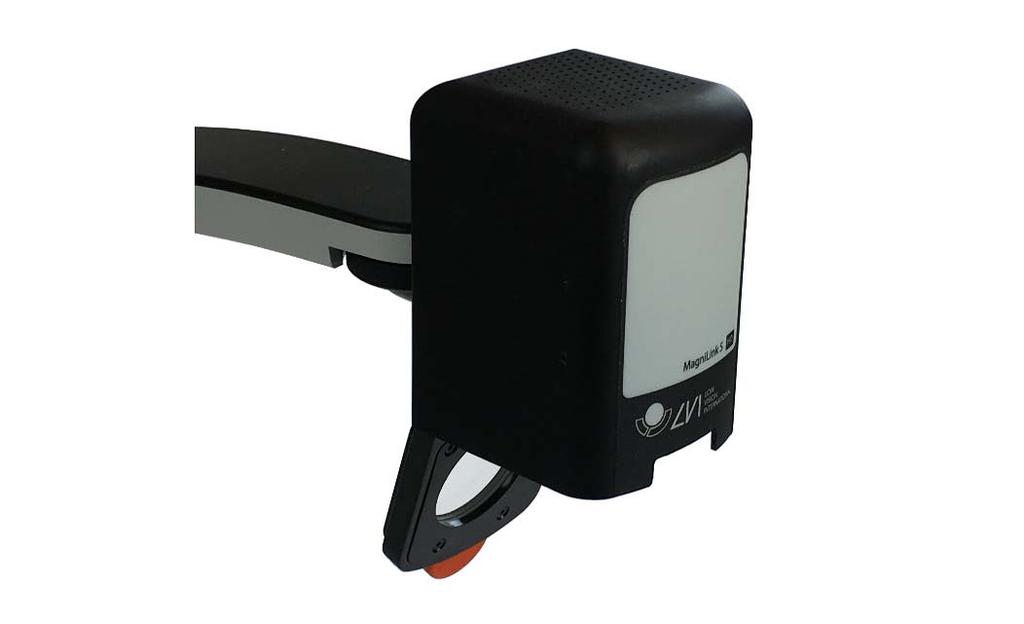 6.3.2 Sensor de posición MagniLink S tiene un sensor de posición que se utiliza para alternar entre el modo de lectura (el usuario dirige la cámara hacia abajo y desplaza la lente en su posición) y