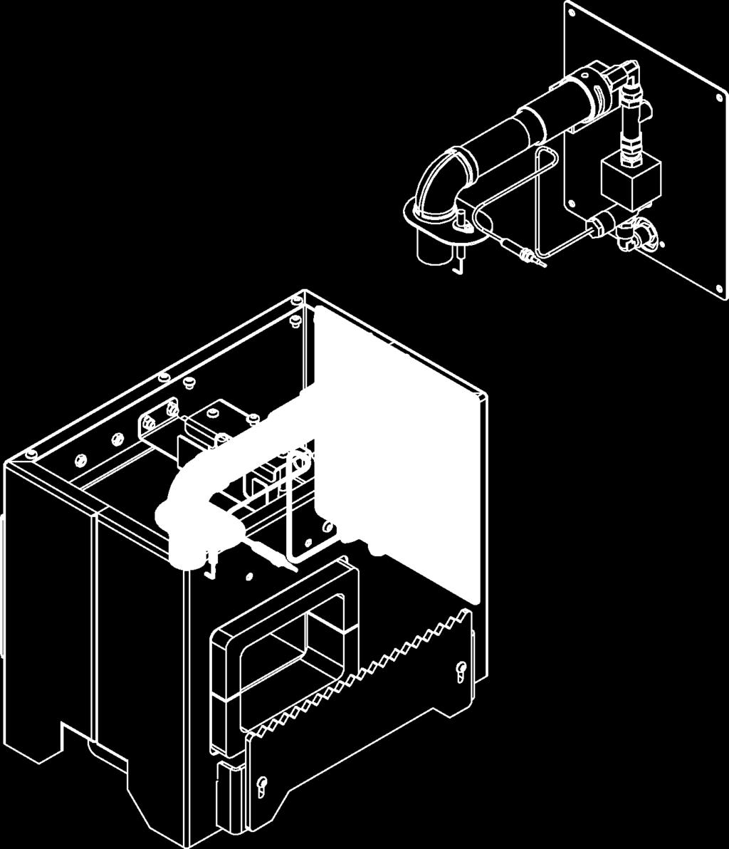 La válvula de seguridad del termopar se compone de dos piezas: La válvula y el termopar La válvula está equipada con el Pulsador termopar para el encendido del horno.