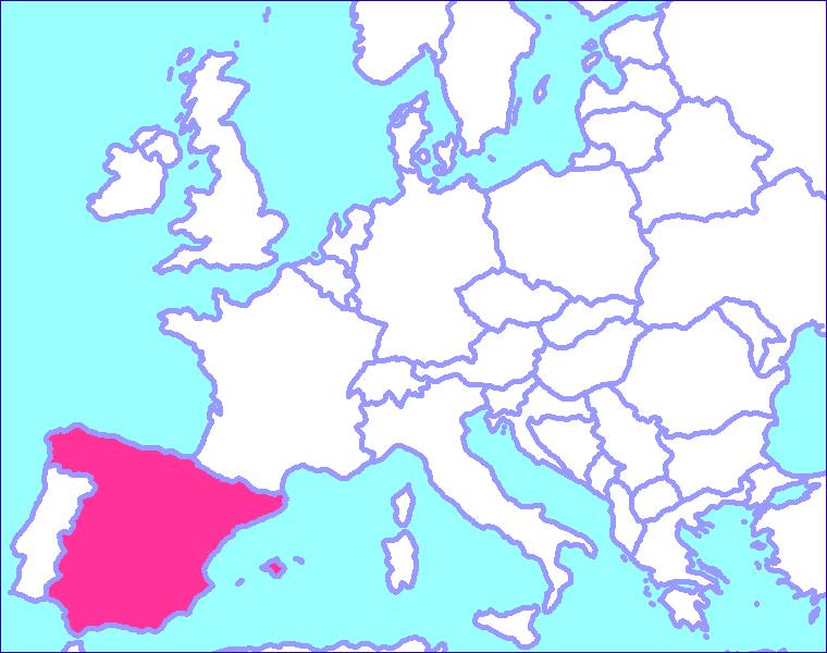 Dónde está España? Nuestro país, España, está formado por los territorios siguientes: -Gran parte de la Península Ibérica, que está en Europa. -Las islas Baleares, que están en el mar Mediterráneo.