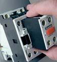 DOBLE BORNERO Los contactores de 40 a 150A en AC3 constan de doble bornero para facilitar el acceso a los cables de potencia.