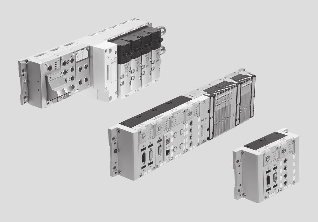 Características Características Concepto de instalación Parte eléctrica Montaje Funcionamiento Elección entre varios tipos de válvulas para diversas aplicaciones: Tipo 03 MIDI/MAXI Tipo 12 CPA Tipo