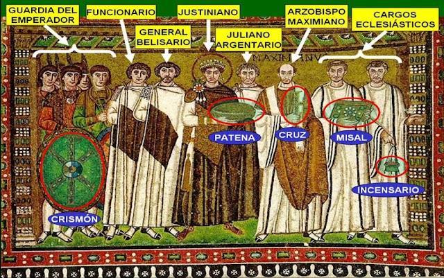 5. El Imperio bizantino Mosaicos: Son composiciones formadas por teselas de colores