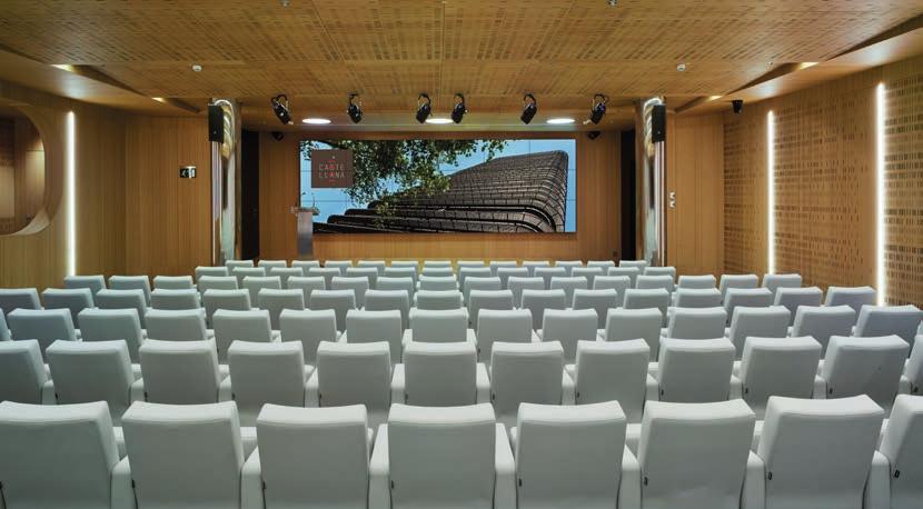 AUDITORIO El auditorio se localiza en el MEETING PLACE de Castellana 81 y cuenta con una capacidad para 188 personas.