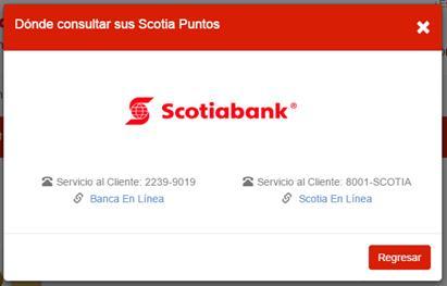 Consulta de Puntos En este link puede consultar la cantidad de puntos que posee gracias al uso de las tarjetas de crédito de Scotiabank. 1.