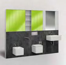 Permite cambiar el aspecto del baño con facilidad y admite tanto sanitarios de la serie Element como otros modelos Roca.