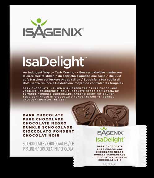 ISADELIGHT IsaDelight is an individually-wrapped, guilt-free chocolate and a convenient way to curb cravings. WHY ISADELIGHT?