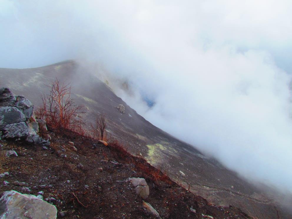 I. Volcán Turrialba El volcán Turrialba continua con una actividad exhalativa vigorosa.