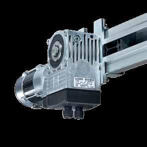 Automatismo SupraMatic HT Peso de hoja de hasta 800 kg Hasta 6090 mm de ancho de luz de paso libre Funcionamiento por impulso