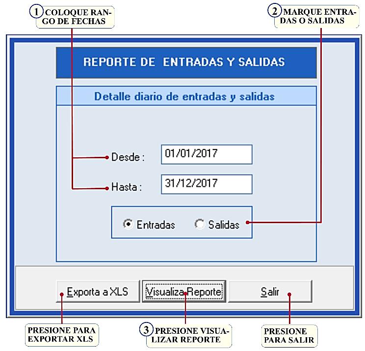Manual del usuario del Sistema de Inventarios 33 CAPITULO V REPORTES 1.