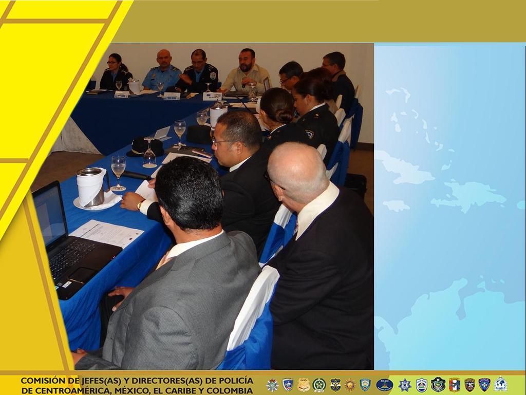 SUBCOMISIÓN DE ACADEMIAS DE POLICÍA Nicaragua Oct-2014 Sept-2015 El Salvador Abril-2015 Elaboración del Plan de Capacitación. Ajuste al Programa de Formación Regional. Intercambio de experiencias.