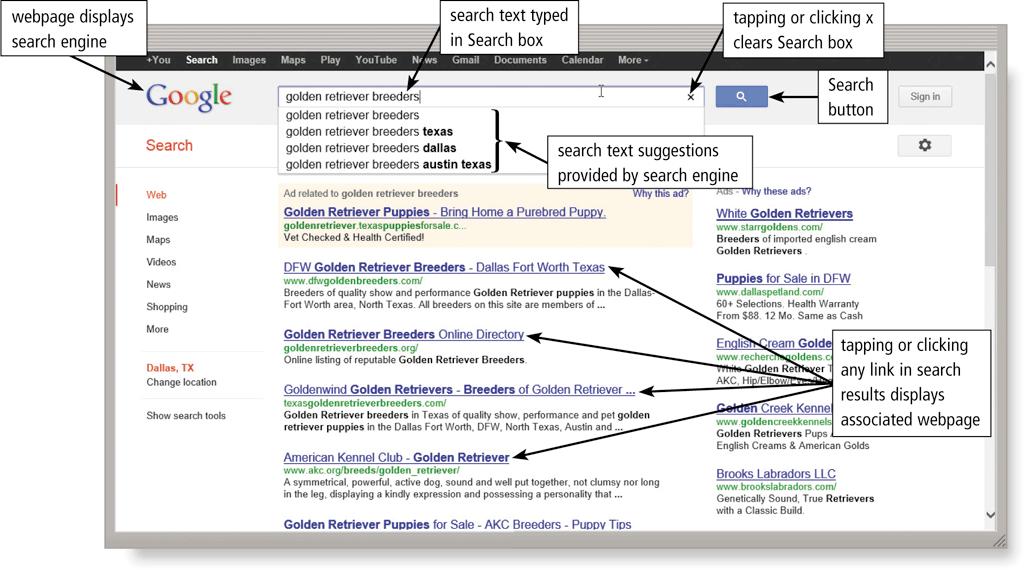 El Internet: Un motor de búsqueda es un programa que encuentra paginas webs o sitios webs,