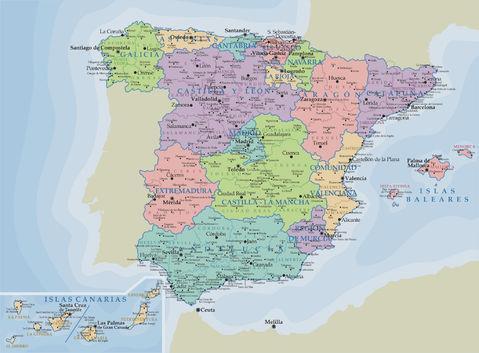TIPOS DE MAPAS Mapa Político Mapas Físicos: Representan