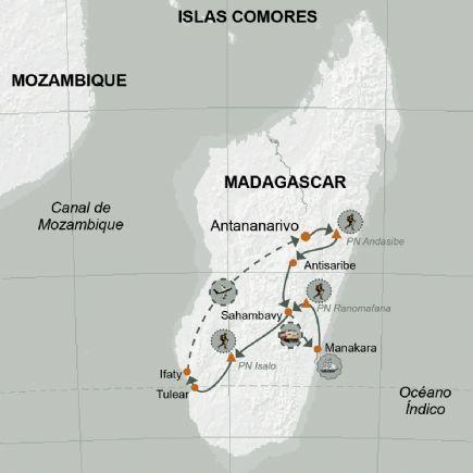 Madagascar Descubre Madagascar Salidas Julio a Noviembre Itinerario que permite visitar los puntos esenciales de la isla.