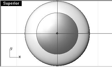 Para agrupar las partes del ojo: 1 Seleccione las dos superficies del ojo.