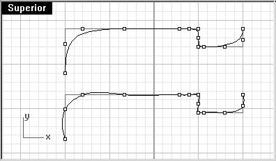 Para dibujar una curva interpolada: 1 Cambie a la capa Curva interpolada. 2 En el menú Curva, seleccione Forma libre y luego Interpolar puntos.