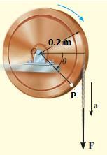También uede reresenarse: dv d dr a x r x d d d a x r x x r La magniud de la aceleración uede deerminarse con el eorema de Piágoras: EJEMPLO 1 a a a n, Se enrolla una cuerda alrededor de la rueda