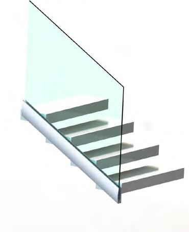 En lo que se refiere a la separación entre vidrios, para las tres soluciones de instalación, la distancia mínima entre vidrios debe